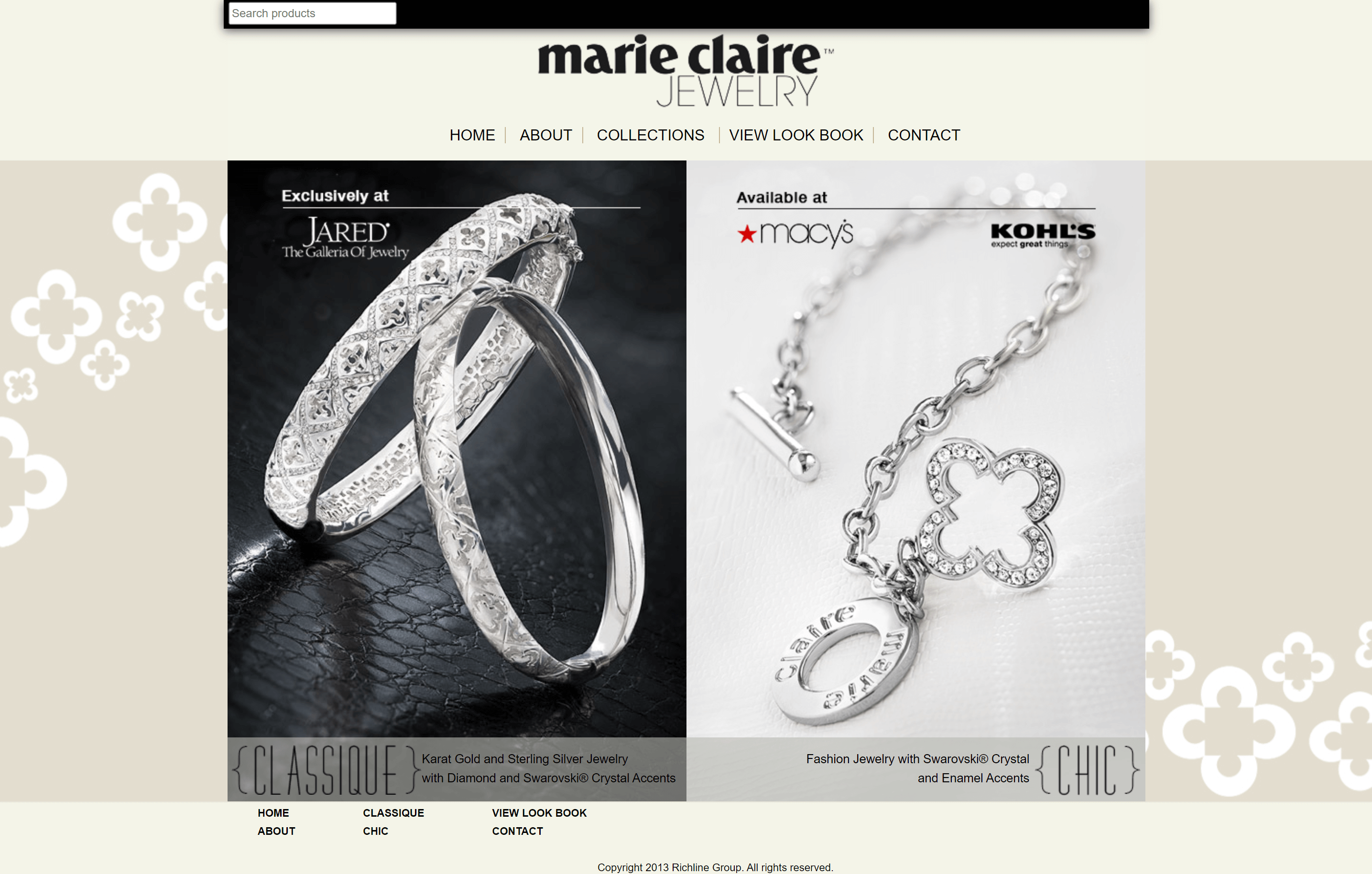 Marie Claire homepage