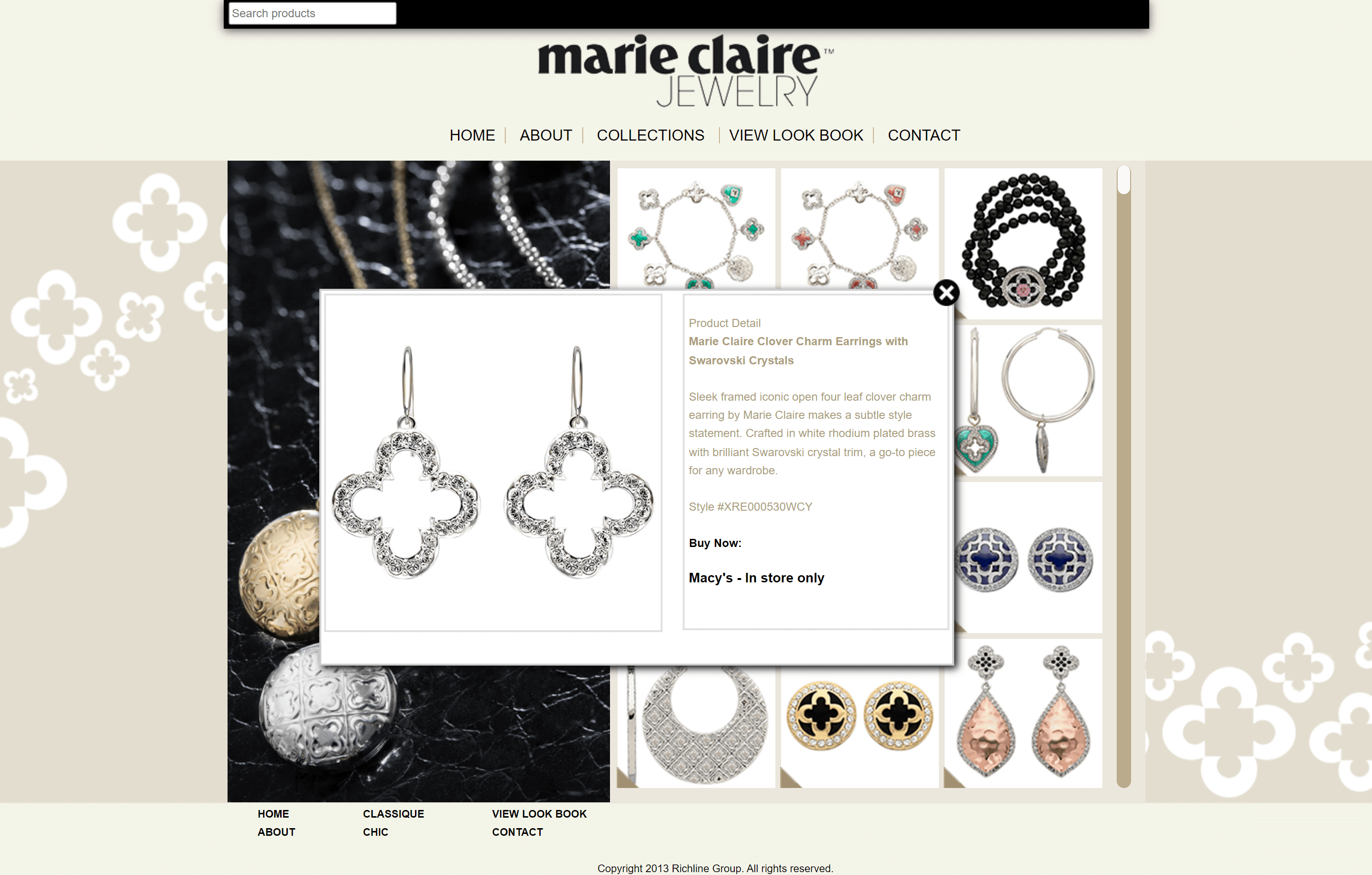 Marie Claire Product view